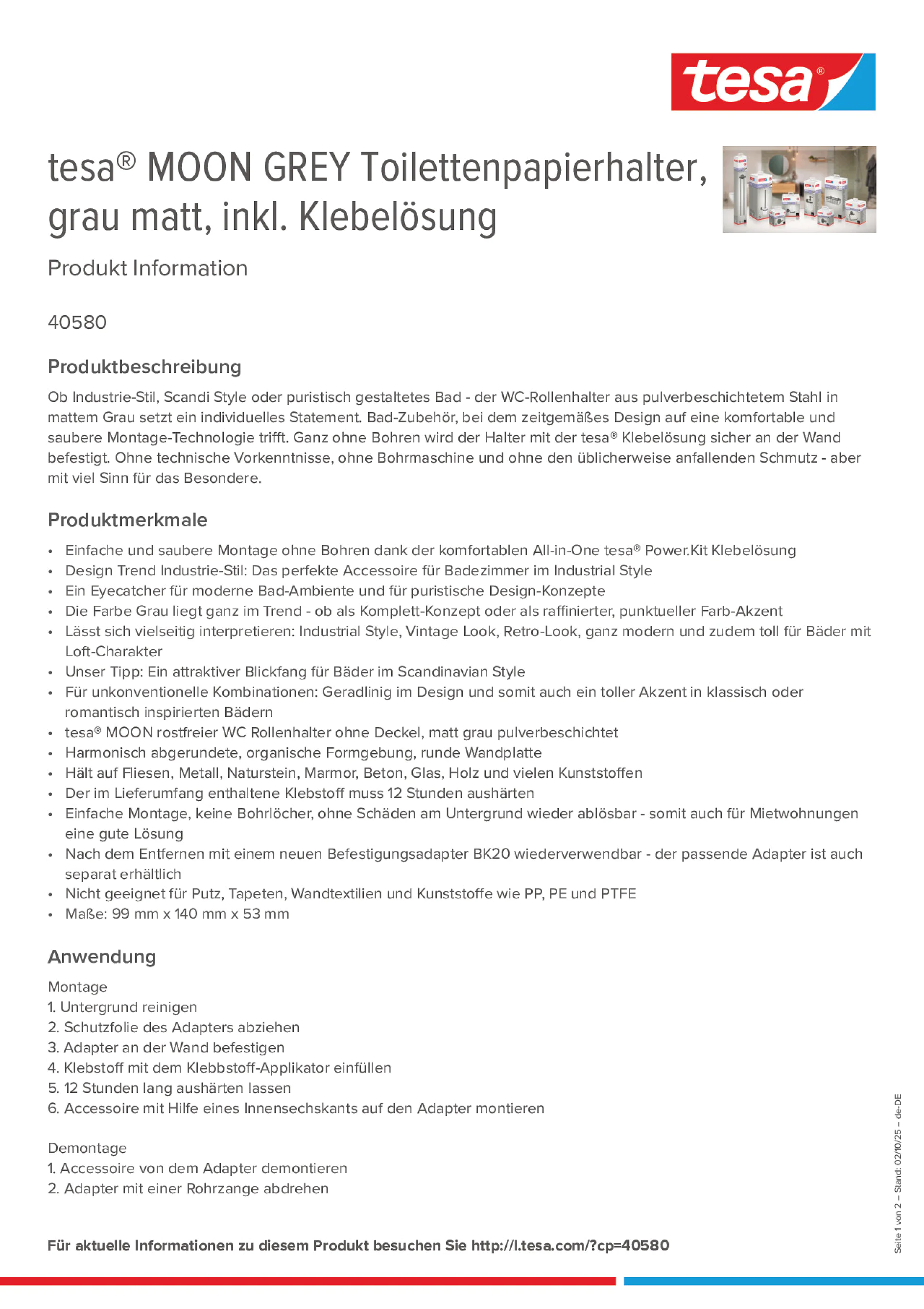 Product information_tesa® 40580_de-DE