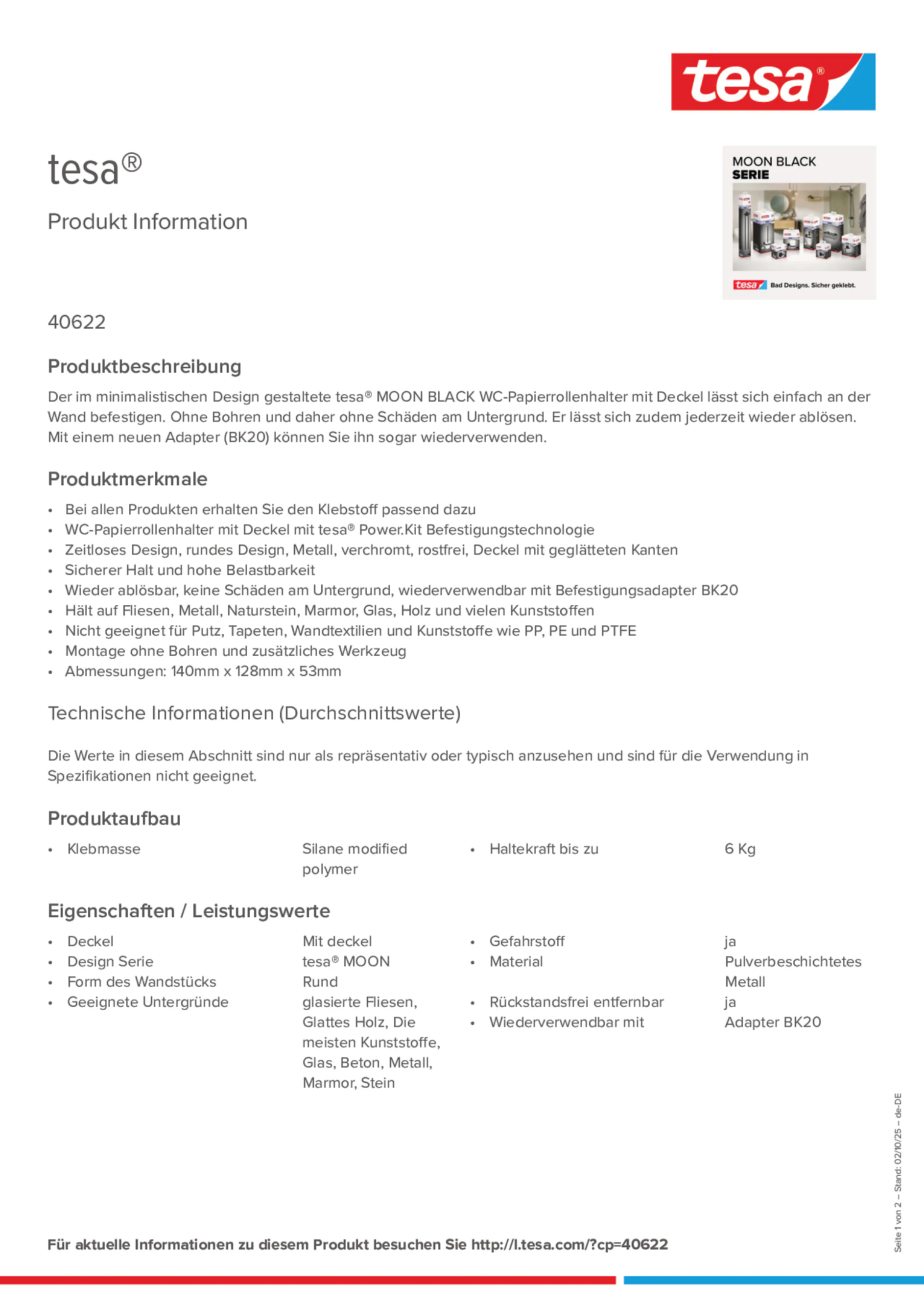 Product information_tesa® 40622_de-DE