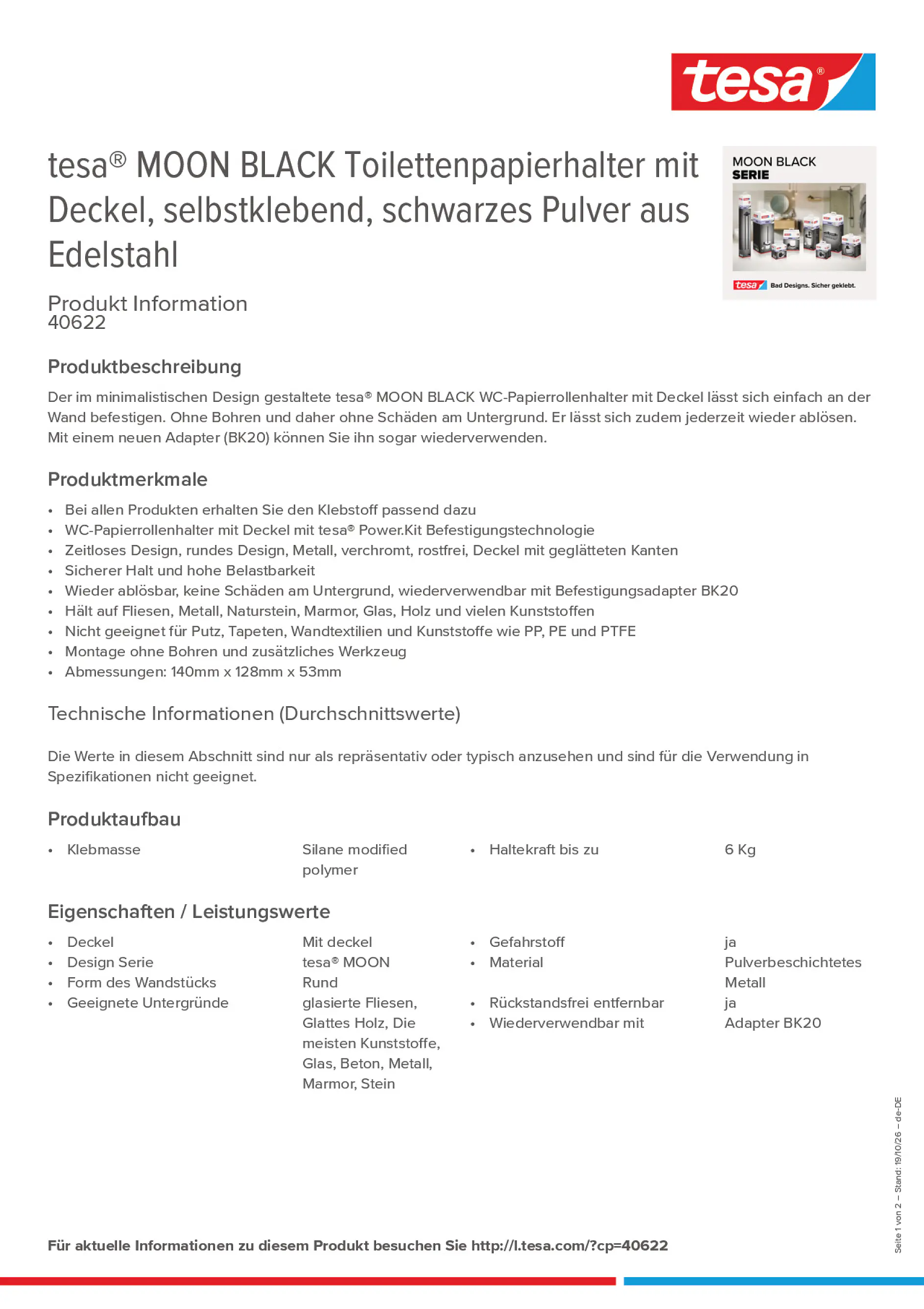 Product information_tesa® 40622_de-DE